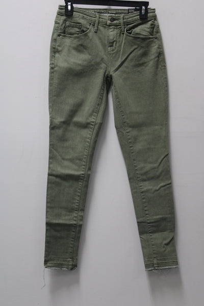 MOSSIMO DENIM CURVY SKINNY JEAN GREEN 0