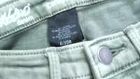 MOSSIMO DENIM CURVY SKINNY JEAN GREEN 0