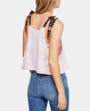 Free People Koa Cotton Tie-Strap Tank Top L