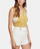 Free People Bombshell Open-Knit Tank Top