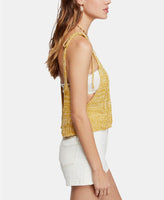 Free People Bombshell Open-Knit Tank Top