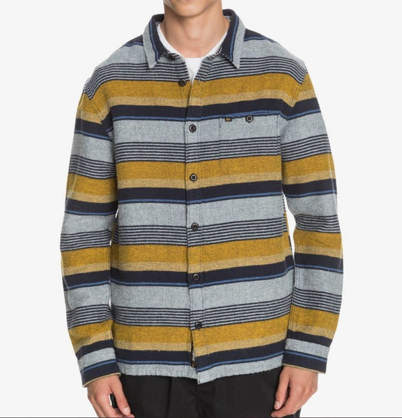 Quiksilver Men's Woven Shirt , Honey Lineup Distraction, M