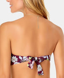 Anne Cole In Full Bloom Printed Bandeau Bikini Top Small