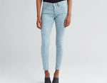 HUDSON Jeans Nico Mid-Rise Ankle Skinny Jeans in Vapor Vapor 32