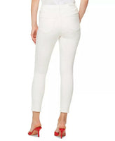 Sanctuary Social Standard Women High-Rise Stripe Skinny Pants Ivory Cream 30