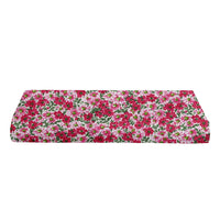 BKB Round Crib Sheet, Flower Patch Flamingo