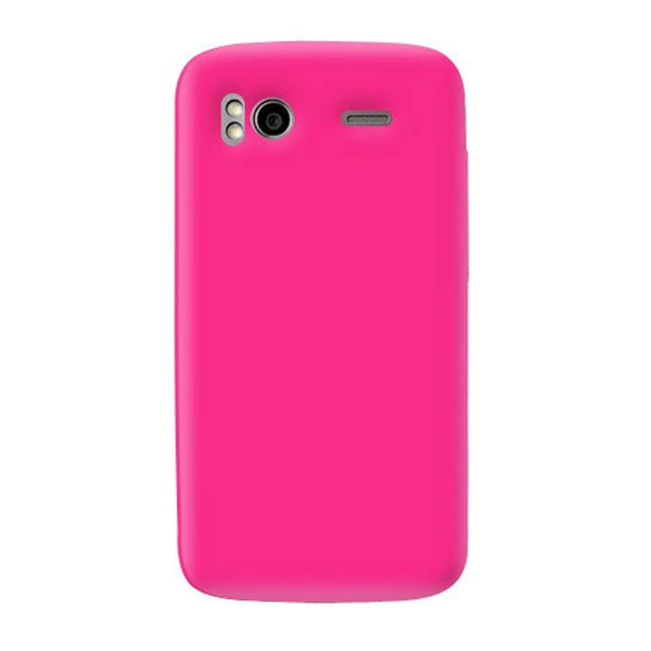 Amzer Soft Gel TPU Gloss Skin Case for HTC Sensation 4G - Hot Pink - 1 Pack - Case -