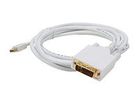 Nippon Labs MINIDP-DVI-3 3-Feet Mini Display Port Male to DVI Male 32 AWG Cable, White