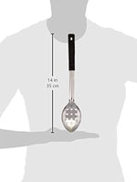 Perforated Basting Spoon with Stop Hook and Bakelite Handle, 13-Inch