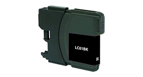 CIG Remanufactured Black Ink Cartridge (Alternative for Brother LC61BK) (450 Yield)