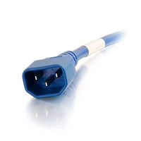 C2G/Cables to Go 17516 C13-C14 Power Extension 18awg 10ft Blue