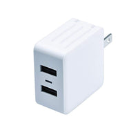 Zenith PM1002UW31 Duel USB Wall Charger, White