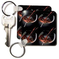 More Wine - Key Chains, 2.25 x 4.5 inches, set of 2