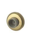 Rockwood 085797 409.3 Concave Wrought Wall Stop, Bright Brass Finish