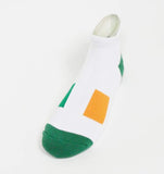 Ireland No Show Footie Socks, White