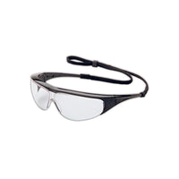 Uvex 11150350 Millennia Safety Eyewear, Black Frame, Clear Ultra-Dura Hardcoat Lens