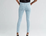 HUDSON Jeans Nico Mid-Rise Ankle Skinny Jeans in Vapor Vapor 32