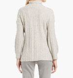 Nic+Zoe Women Majestic Turtleneck Sweater, Winter Cream, M