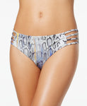 RACHEL Rachel Roy Strappy Hipster Bikini Bottoms Grey Multi XL