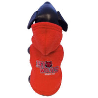 All Star Dogs NCAA Arkansas State Red Wolves Polar Fleece Hooded Dog Jacket, Tiny