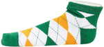 Ireland Argyle No Show Footie Socks