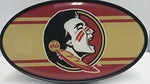 NCAA Florida State Seminoels Oval Hitch Cover, One Size, Black