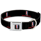 Buckle Down 9-15"" cm-Camaro Badge Full Color Black/Red/White/Blue Dog Collar