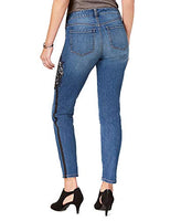 Style & Co Lace-Detail Studded Jeans (Uptown, 12)