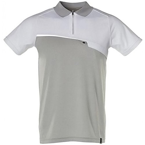 Mascot 17283-945-0806-2XL Polo-Shirt "Advanced" Size 2XL, White/Grey-Flecked