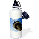 CN Tower Toronto Ontario Canada Sports Water Bottle, 21 oz, White