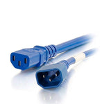 C2G/Cables to Go 17516 C13-C14 Power Extension 18awg 10ft Blue