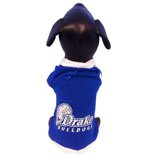 NCAA Drake Bulldogs Athletic Mesh Dog Jersey, X-Small