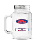 NCAA Mississippi Rebels 20oz Glass Mason Jar