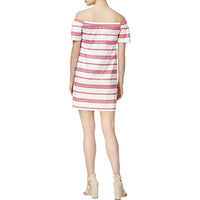 Maison Jules Womens Woven Striped Casual Dress S