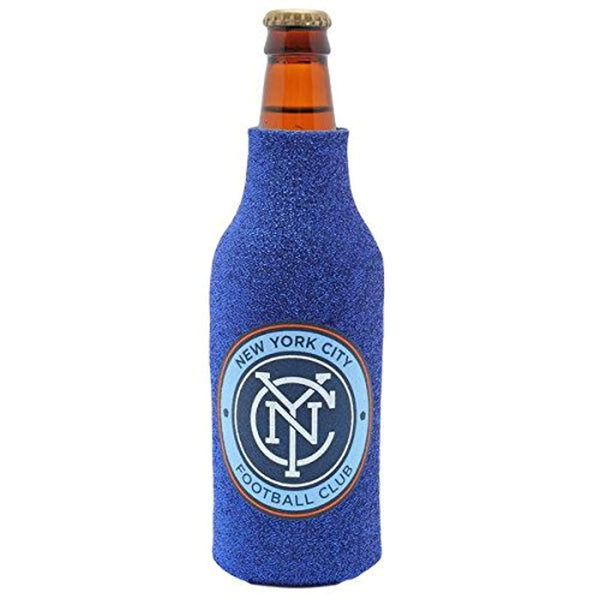 Kolder MLS New York City Fc Glitter Bottle Coolie, One Size, Multicolor