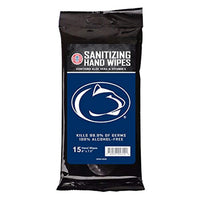 Worthy Promotional NCAA Penn State Nittany Lions Sanitizing Wipes 2-Pack, Alcohol Free, Kills 99.9% of Germs