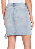 Vintage America Blues Women's Straight Denim Skirt, Wisteria Light 6