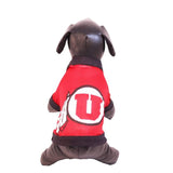 NCAA Utah Runnin Utes Athletic Mesh Dog Jersey (Team Color, Large)