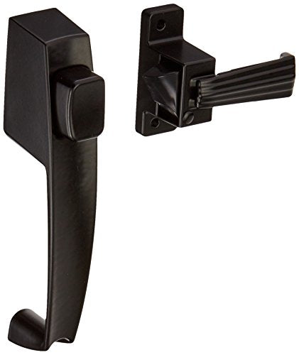 Hampton Products International V333BL Black Screen & Storm Door Pushbutton Latches