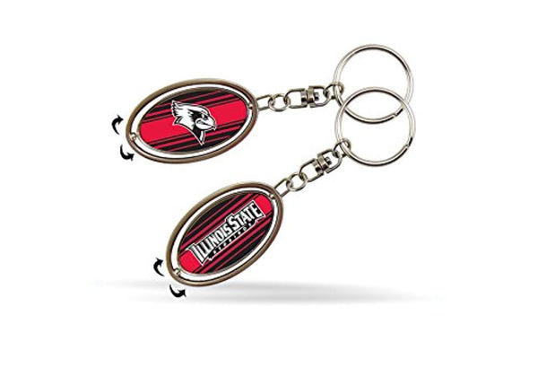 Rico NCAA Illinois State Redbirds Spinner Keychain