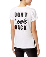 Shift Juniors Dont Look Back Graphic White T-Shirt M