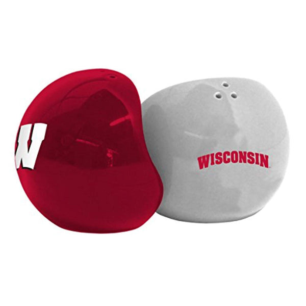 NCAA Wisconsin Badgers Home & Away Salt & Pepper Shakers, Red