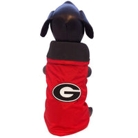 NCAA Georgia Bulldogs All Weather Resistant Protective Dog Outerwear, X-Small