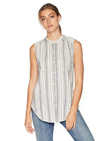 Lucky Brand Women's Stripe Tunic Top, L