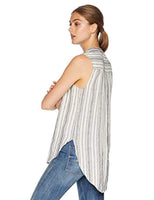 Lucky Brand Women's Stripe Tunic Top, L