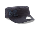 NCAA Michigan Wolverines Women's Really Radiant Military Cap, One Size, Navy