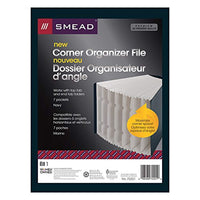 Smead Corner Organizer File, 7 Pockets, Letter Size, Navy (70201)