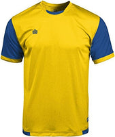 Admiral Trafford Ready-to-Play Soccer Jersey, Gold/Royal, Youth MEDIUM