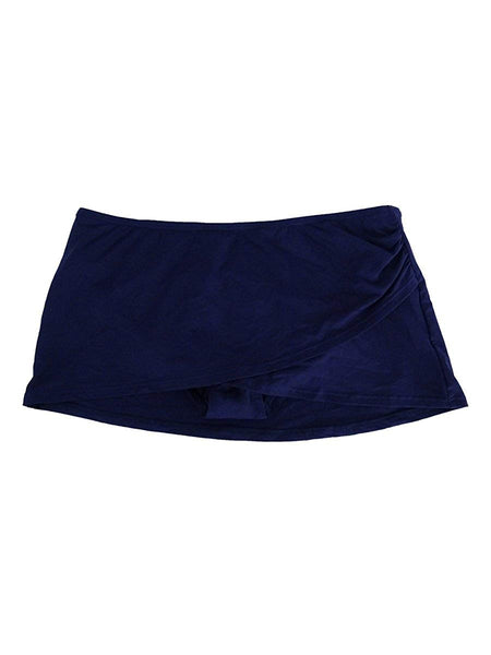 Anne Cole Womens Sarong Swim Skirt Navy, M