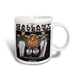 The Gallant Seventh March by John Philip Sousa Song Sheet Cover Mug, 15 oz, Ceramic